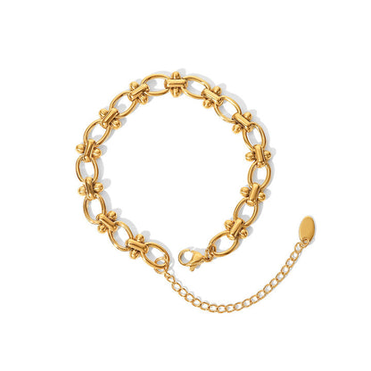 Ponent Mixed Link Chain Bracelet