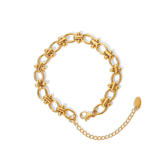 Ponent Mixed Link Chain Bracelet