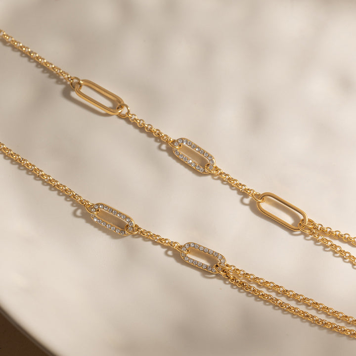 Corniche Double Layer Chain Necklace