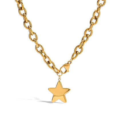 Levante Bold Star Chain Necklace