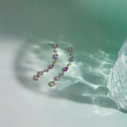 Lagoon Multi-Colour Drop Earrings