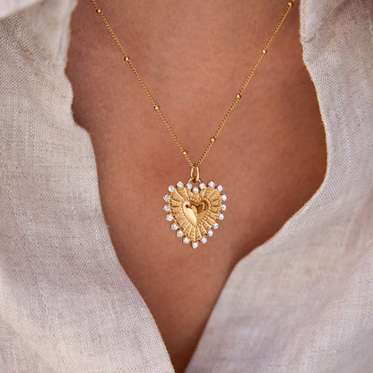 Alba Radiant Heart Necklace