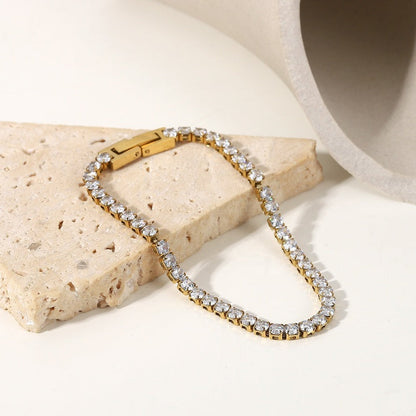 Lumen Claw-Set Tennis Bracelet