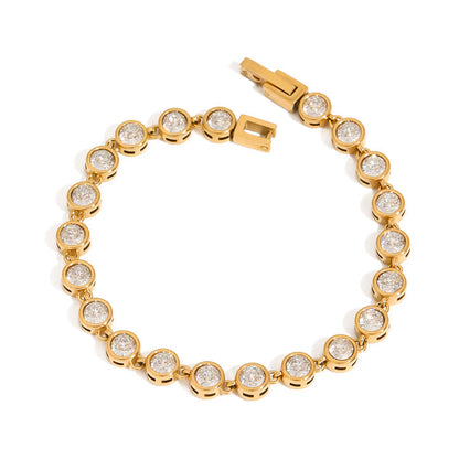 Marea Bezel Tennis Bracelet