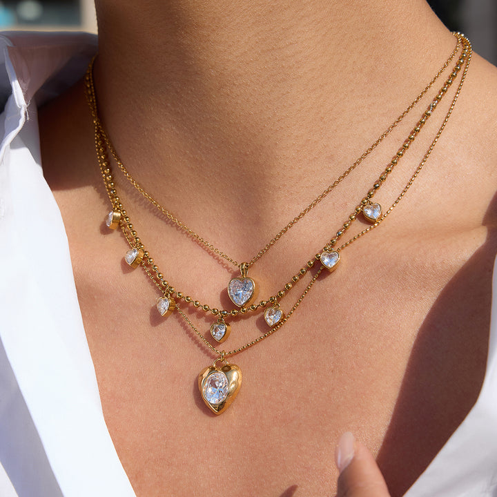 Rosemary Heart Pendant Necklace