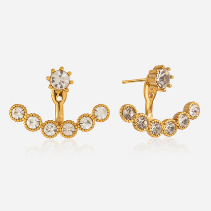 Amalfi Crystal Ear Jacket Earrings