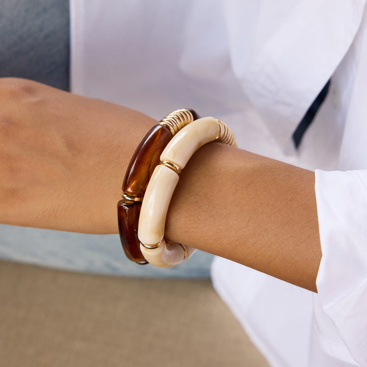 Olive Grove Bamboo Bangle Bracelet