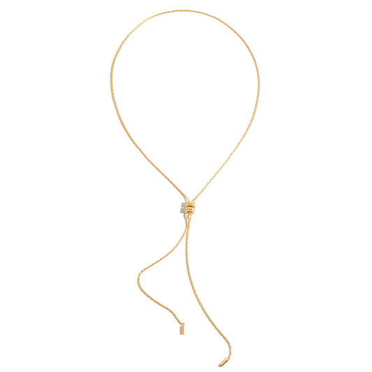 Tide Sliding Tassel Necklace