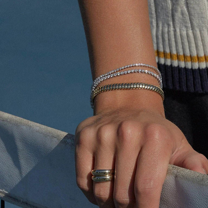 Zephyr Round-Cut Tennis Bracelet