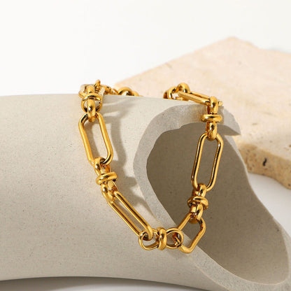 Mistral Chunky Paperclip Chain Bracelet