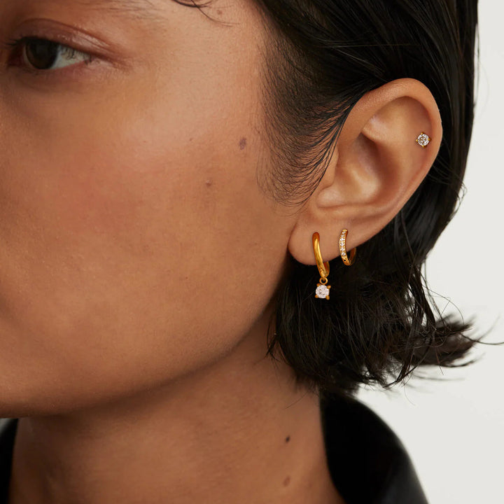 Lumen Zirconia Stacking Earrings