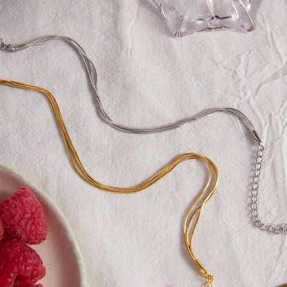 Adriatic Triple Snake Chain Bracelet