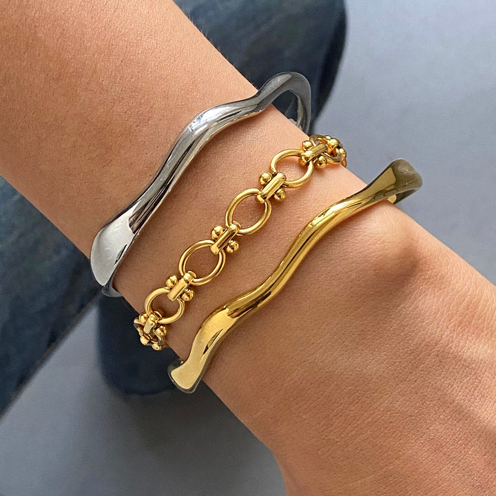 Ponent Mixed Link Chain Bracelet