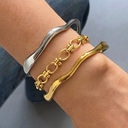 Ponent Mixed Link Chain Bracelet