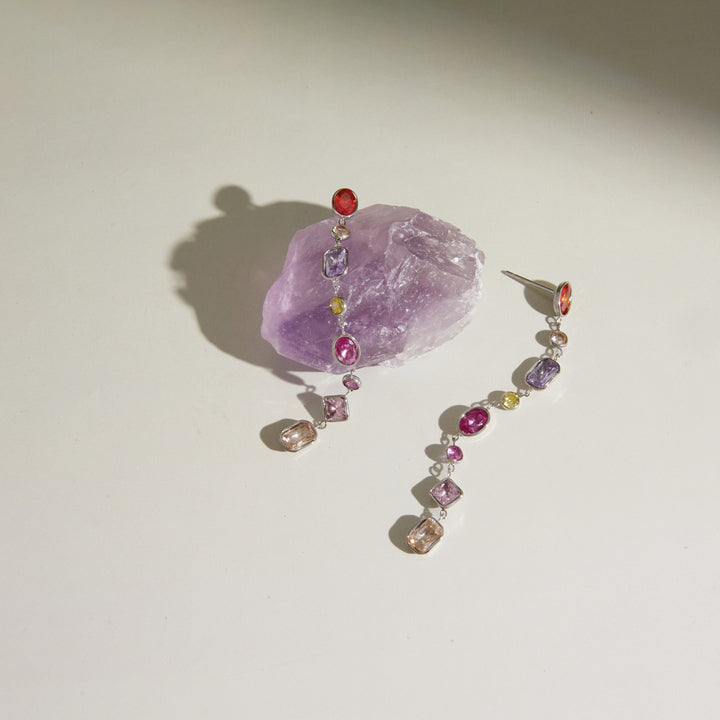 Lagoon Multi-Colour Drop Earrings