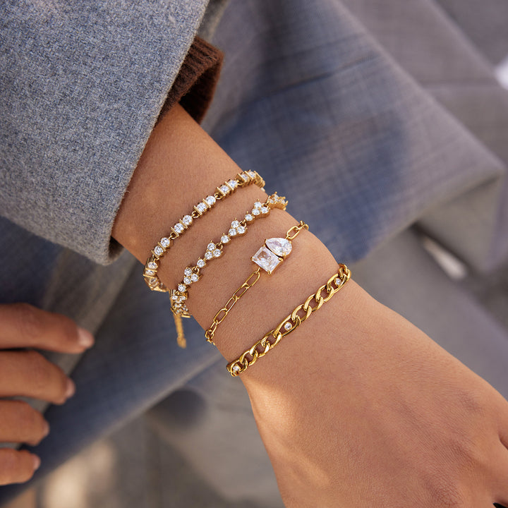 Aurora Crystal Tennis Bracelet
