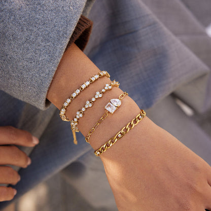 Aurora Crystal Tennis Bracelet