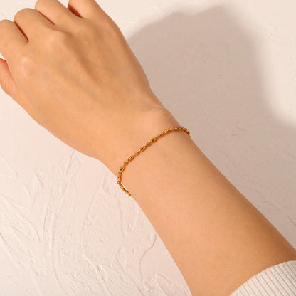 Marea Oval Bead Chain Bracelet