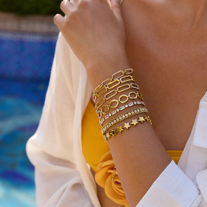 Formentera Paperclip Link Bracelet