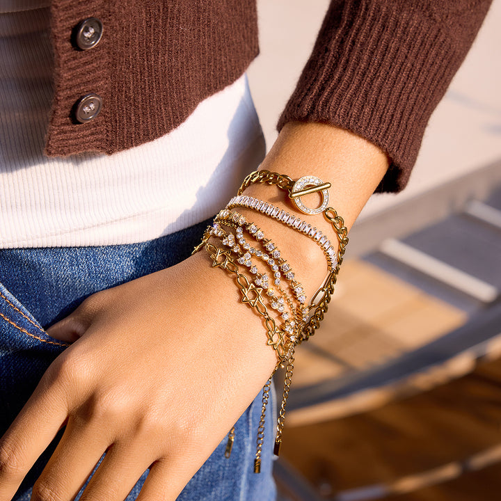 Aurora Crystal Tennis Bracelet