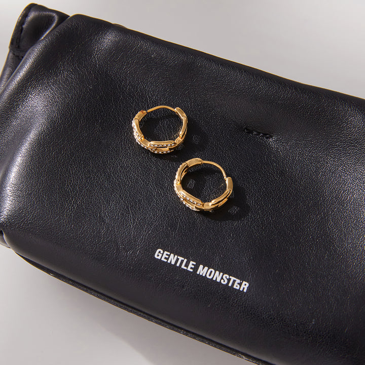 Portofino Pavé Chain Link Earrings