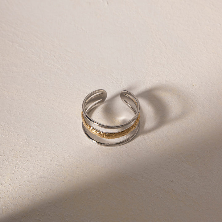 Driftwood Triple Band Open Ring