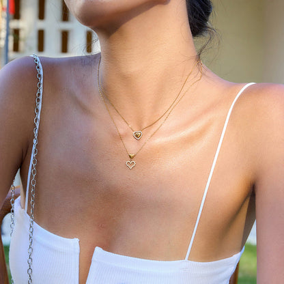 Rosemary Petite Heart Necklace