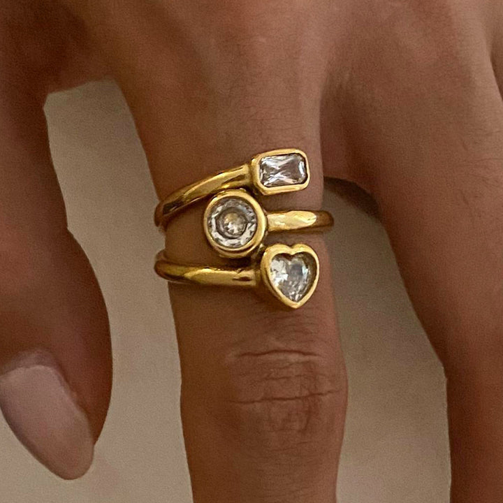 Formentera Trio Stone Ring