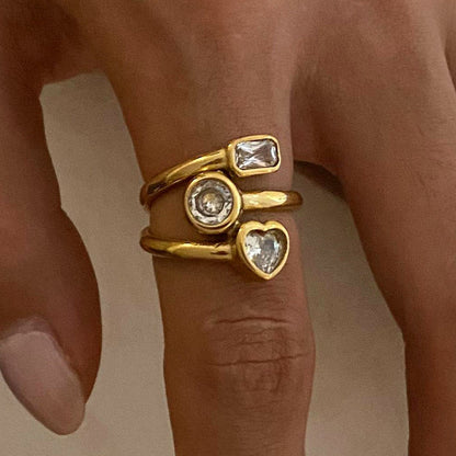 Formentera Trio Stone Ring