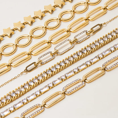 Formentera Paperclip Link Bracelet