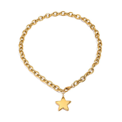 Levante Bold Star Chain Necklace