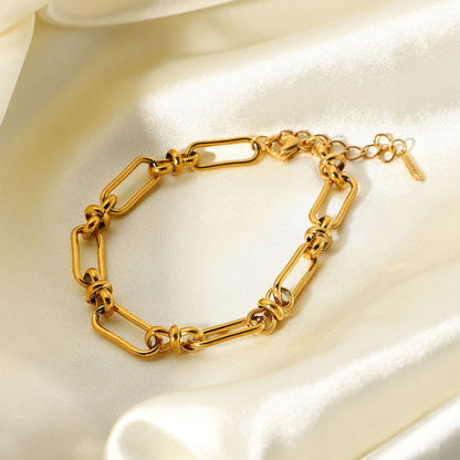 Mistral Chunky Paperclip Chain Bracelet