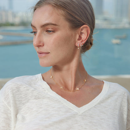 Jasmine Flower Station Necklace