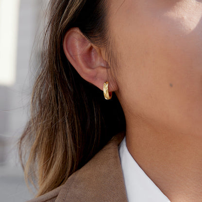 Juniper Braided Hoop Earrings