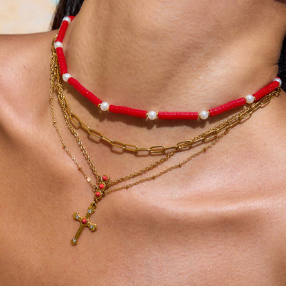 Mistral Paperclip Chain Necklace