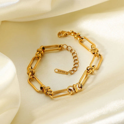 Mistral Chunky Paperclip Chain Bracelet