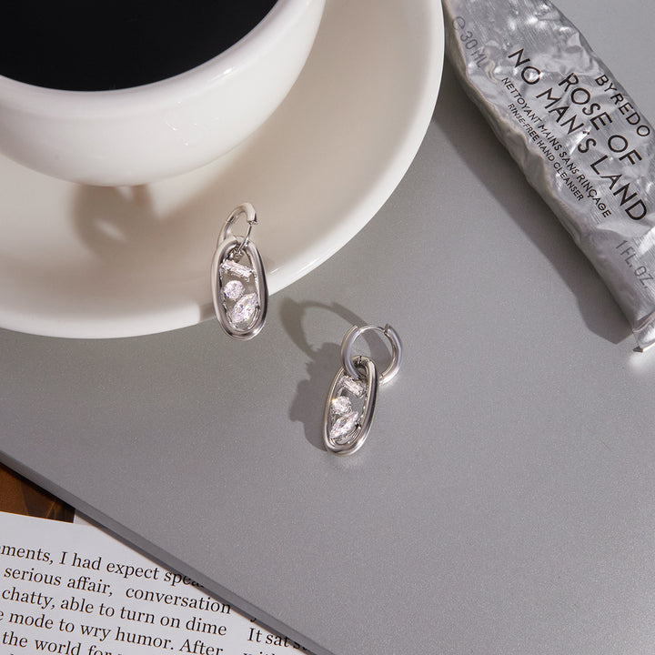 Ithaca Interlocking Link Drop Earrings