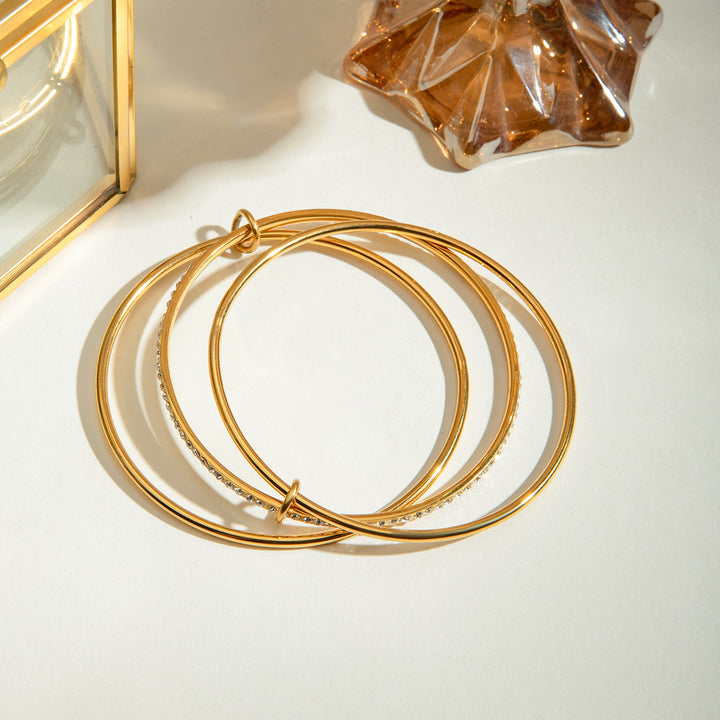 Sea Mist Fine Bangle Bracelet