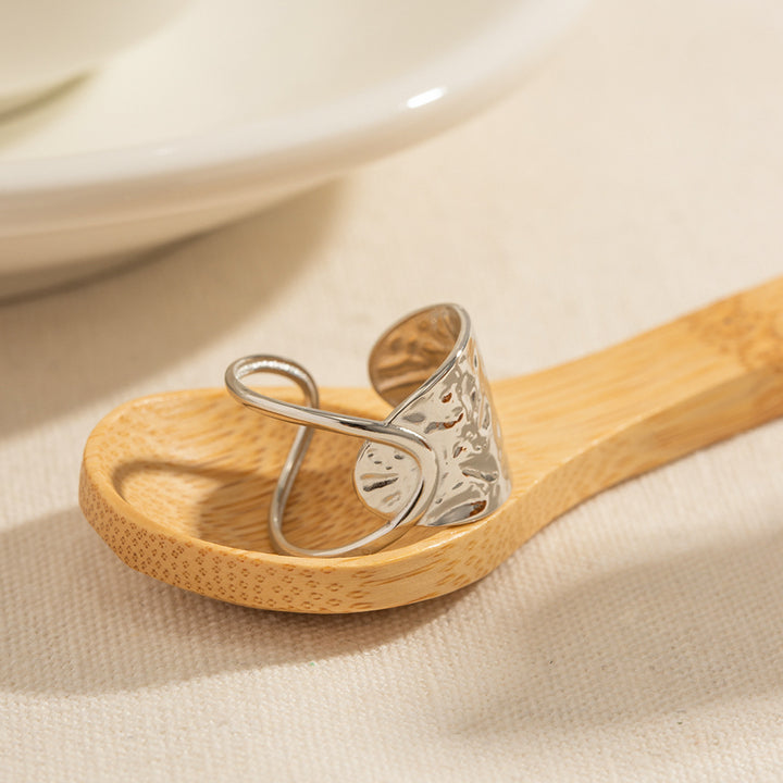Tramontana Hammered Wide Band Ring
