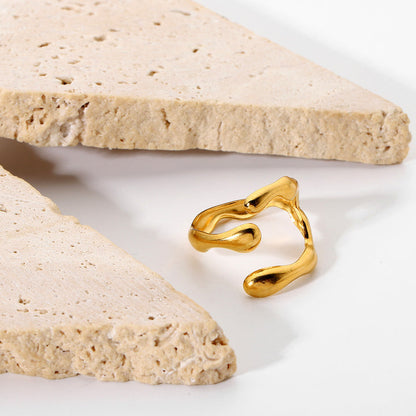 Tramontana Sculpted Open Ring