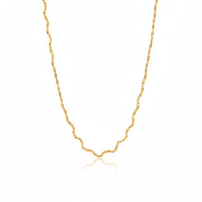Tramontana Rippled Link Necklace