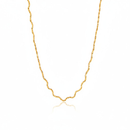 Tramontana Rippled Link Necklace