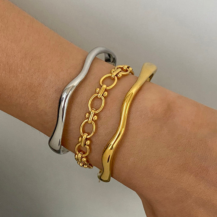 Ponent Mixed Link Chain Bracelet