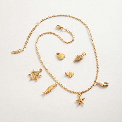 Salt Air Fine Cable Chain Necklace