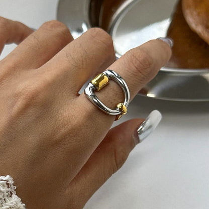 Harbour Two-Tone Open Ring