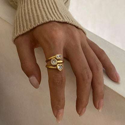 Formentera Trio Stone Ring