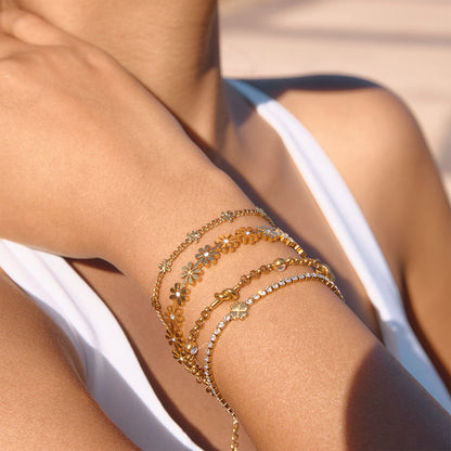 Wildflower Station Chain Necklace