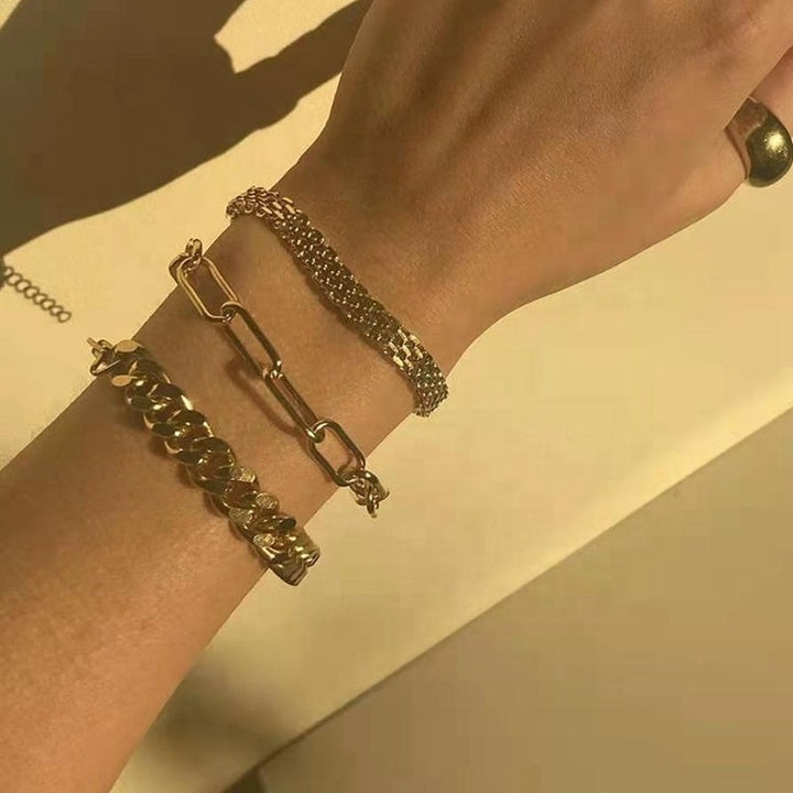 Riviera Woven Mesh Chain Bracelet
