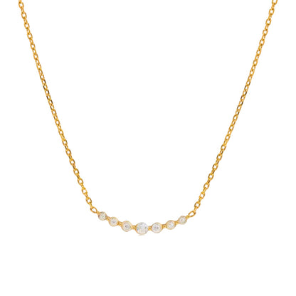 Cala Graduated Zircon Necklace