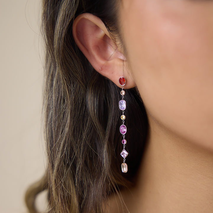 Lagoon Multi-Colour Drop Earrings